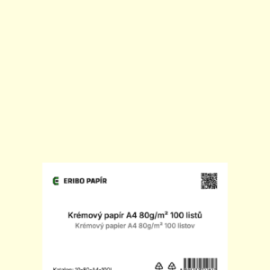 Krémový papír A4 100 ks