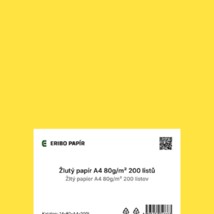 Žlutý papír A4 200 ks
