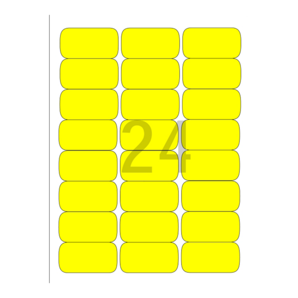 Univerzální etikety fluo - Image 2