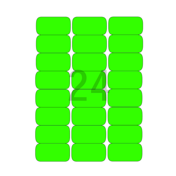 Univerzální etikety fluo - Image 2