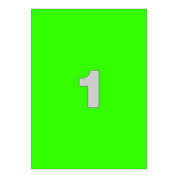 Univerzální etikety fluo - Image 2