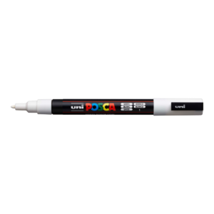 Popisovač PC-3M bílý
