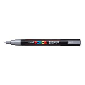 Popisovač PC-3M stříbrný