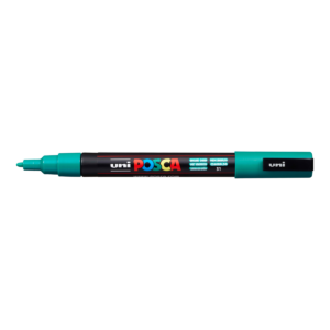 Popisovač PC-3M smaragdový