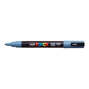 Popisovač PC-3M břidlicově šedý
