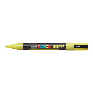 Popisovač PC-3ML třpytivě žlutý