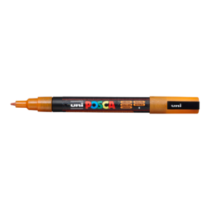 Popisovač PC-3ML třpytivě oranžový