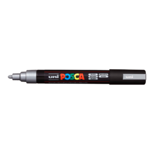 Popisovač PC-5M stříbrný