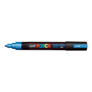 Popisovač PC-5M metalicky modrý