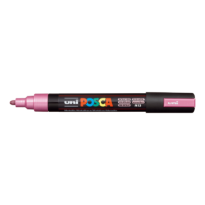 Popisovač PC-5M metalicky růžový